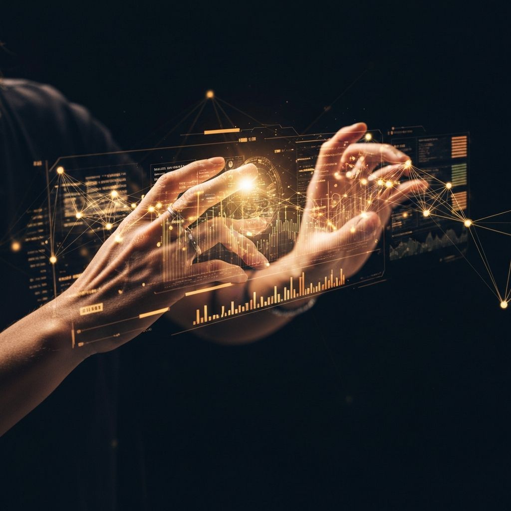 AI interface visualization